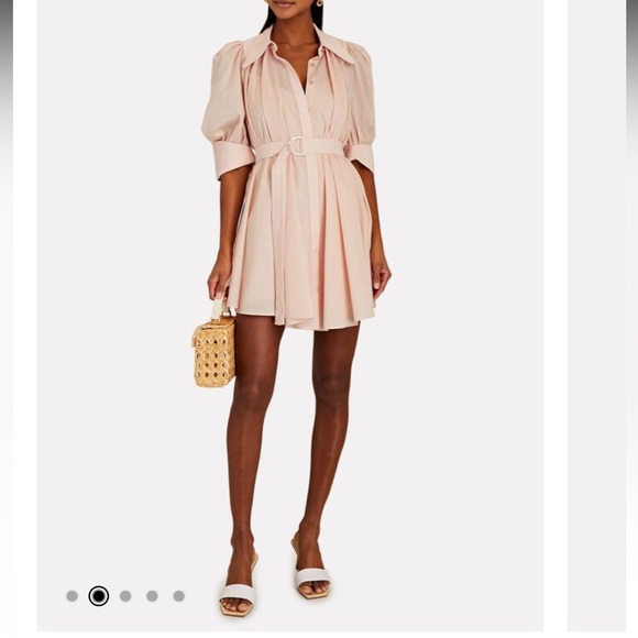 Acler Peach Mini Dress - Picture 2 of 5